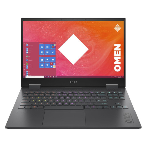 фото Ноутбук hp omen 15-en0042ur, 15.6", ips, amd ryzen 7 4800h 2.9ггц, 16гб, 1000гб ssd, nvidia geforce rtx 2060 - 6144 мб, windows 10, 22p29ea, темно-серый