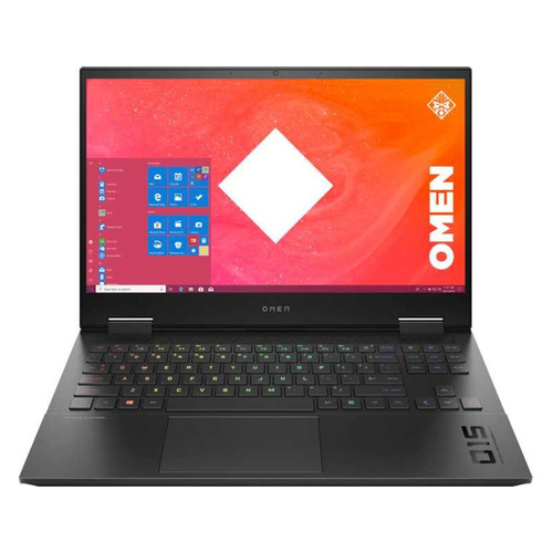 фото Ноутбук hp omen 15-ek0043ur, 15.6", ips, intel core i7 10750h 2.6ггц, 16гб, 1000гб ssd, nvidia geforce rtx 2070 max q - 8192 мб, windows 10, 22p21ea, черный