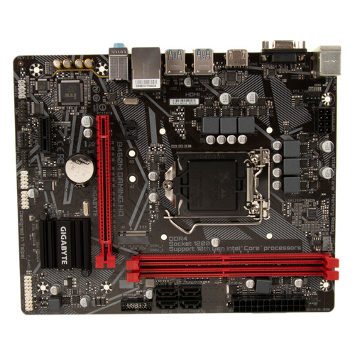 фото Материнская плата gigabyte b460m gaming hd, lga 1200, intel b460, matx, ret