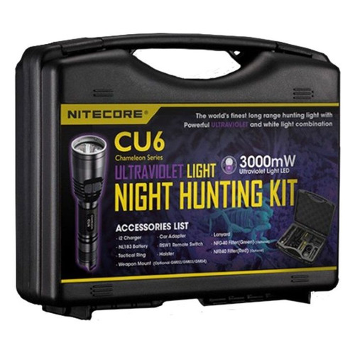 фото Ручной фонарь nitecore cu6 hunting kit, черный [11460]