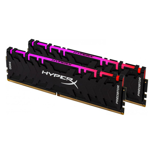 фото Модуль памяти kingston hyperx predator rgb hx432c16pb3ak2/16 ddr4 - 2x 8гб 3200, dimm, ret