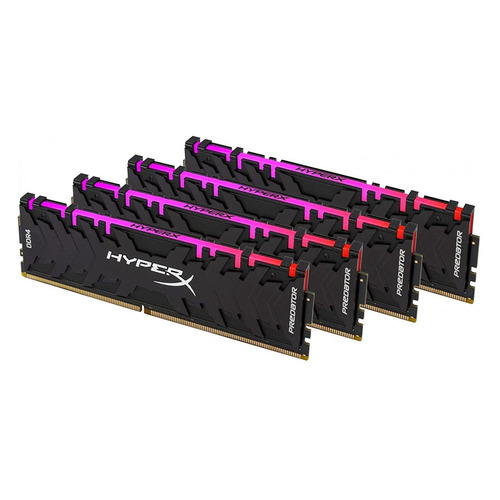 

Модуль памяти KINGSTON HyperX Predator RGB HX436C17PB4AK4/32 DDR4 - 4x 8ГБ 3600, DIMM, Ret, HX436C17PB4AK4/32