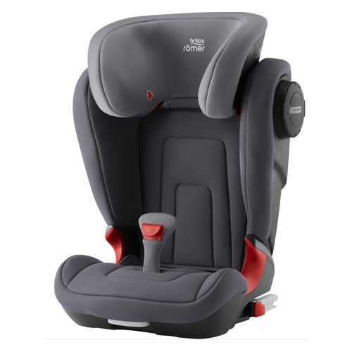 фото Автокресло детское britax roemer kidfix2 s, 2/4, от 3,5 до 12 лет, серый