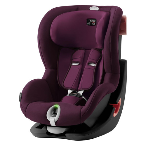 фото Автокресло детское britax roemer king ii ls black series, 1, от 9 мес до 4 лет, бордовый/черный