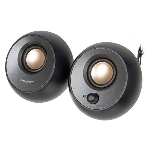 

Колонки Creative Pebble V2 MF1695, 2.0, черный [51mf1695aa000], MF1695