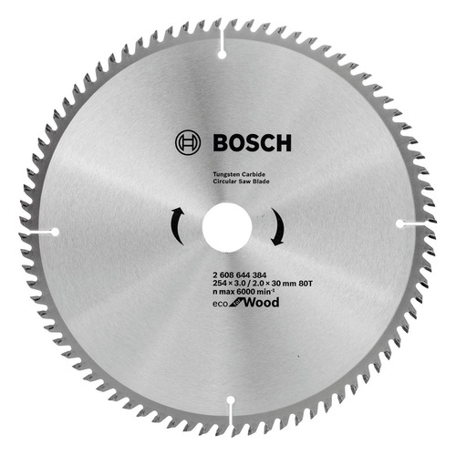 фото Пильный диск bosch 2608644384, по дереву, 254мм, 30мм