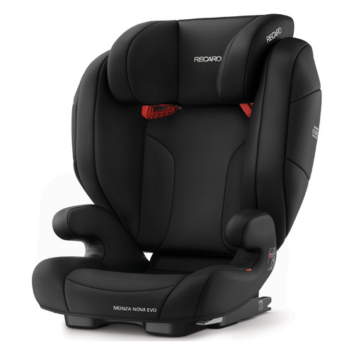 фото Автокресло детское recaro monza nova evo seatfix perfor black, 2/3, от 3 лет до 12 лет, черный