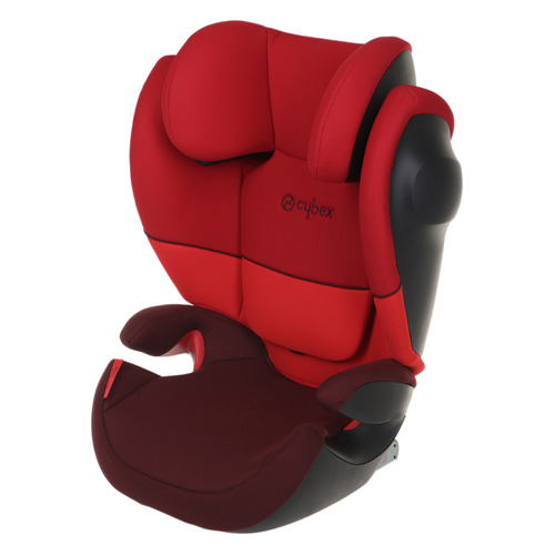 фото Автокресло детское cybex solution m-fix sl, 2/3, от 3,5 до 12 лет, красный/бордовый