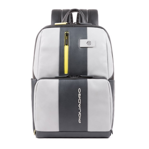 

Рюкзак Piquadro Urban CA3214UB00/GRGR серый/желтый натур.кожа