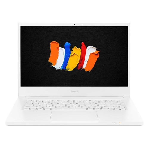 фото Ноутбук acer conceptd 3 pro cn315-72p-70j5, 15.6", ips, intel core i7 10750h 2.6ггц, 16гб, 512гб ssd, nvidia quadro t1000 - 4096 мб, windows 10 professional, nx.c5zer.002, белый