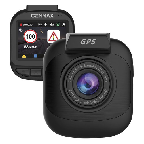 фото Видеорегистратор cenmax fhd-650 черный 1080x1920 1080p 140гр. gps gp5168