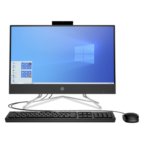 фото Моноблок hp 22-df0024ur, 21.5", intel core i3 1005 g1, 8гб, 256гб ssd, intel uhd graphics, windows 10, черный [14p63ea]