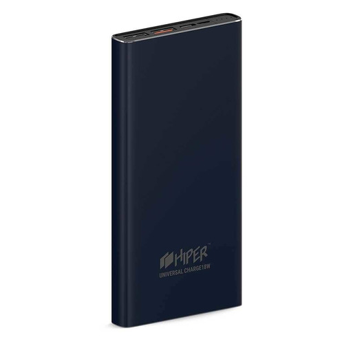 фото Внешний аккумулятор (power bank) hiper mps10000, 10000мaч, темно-синий [mps10000 dark blue]