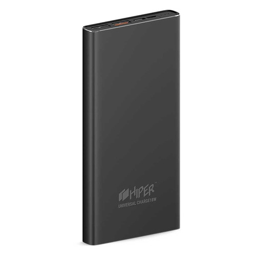 фото Внешний аккумулятор (power bank) hiper mps10000, 10000мaч, темно-серый [mps10000 space gray]