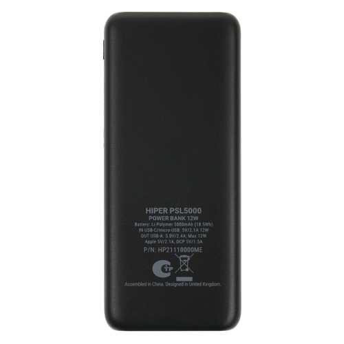 фото Внешний аккумулятор (power bank) hiper psl5000, 5000мaч, черный [psl5000 black]