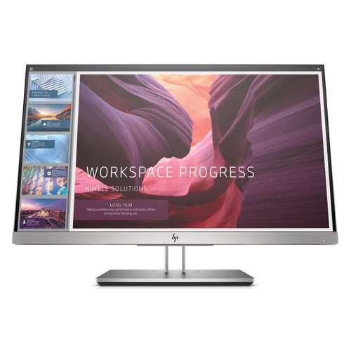 фото Монитор hp elitedisplay e223d 21.5", серебристый [5vt82aa]