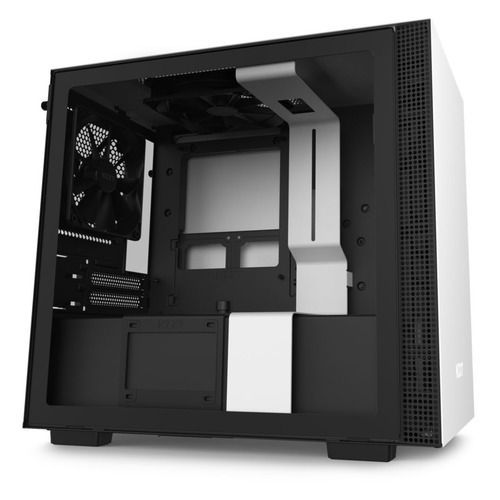 

Корпус miniITX NZXT H210 CA-H210B-W1, Micro-Tower, без БП, белый и черный, H210 CA-H210B-W1