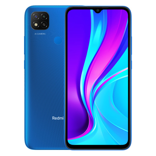 фото Смартфон xiaomi redmi 9c 32gb, синий