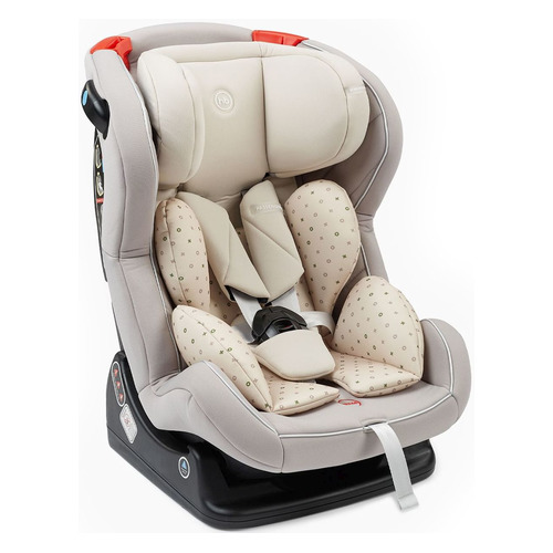 фото Автокресло детское happy baby passenger v2, 0+/1/2, от 0 до 7 лет, серый/бежевый