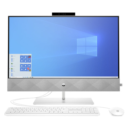 

Моноблок HP Pavilion 27-d0005ur, 27", Intel Core i3 10300T, 4ГБ, 128ГБ SSD, Intel UHD Graphics 630, Windows 10 Home, белый [14q40ea], 27-d0005ur