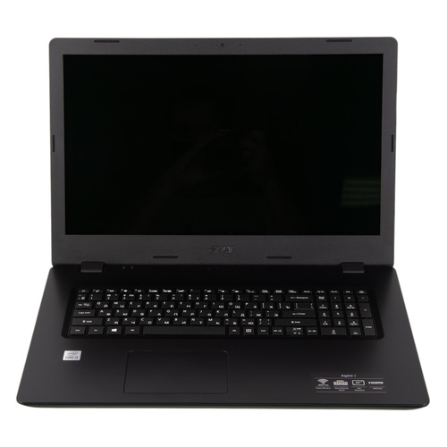 

Ноутбук Acer Aspire 3 A317-52-34T9, 17.3", Intel Core i3 1005G1 1.2ГГц, 8ГБ, 1000ГБ, 256ГБ SSD, Intel UHD Graphics , Eshell, NX.HZWER.00C, черный, A317-52-34T9