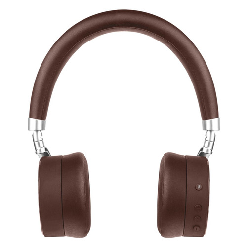 фото Наушники с микрофоном rombica mysound bh-13 anc, 3.5 мм/bluetooth, накладные, коричневый [bt-h020]