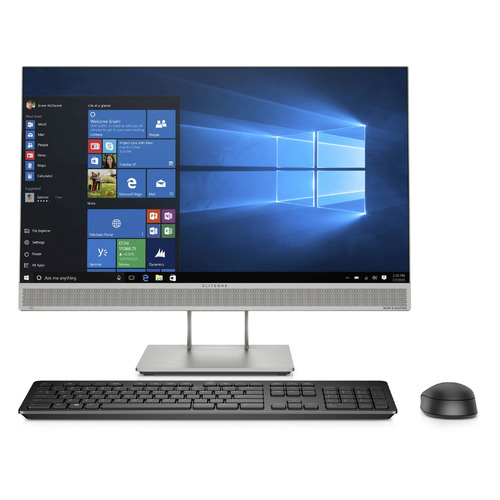 фото Моноблок hp eliteone 800 g5, 23.8", intel core i5 9500, 16гб, 512гб ssd, intel uhd graphics 630, dvd-rw, windows 10 professional, серебристый [7ac31ea]