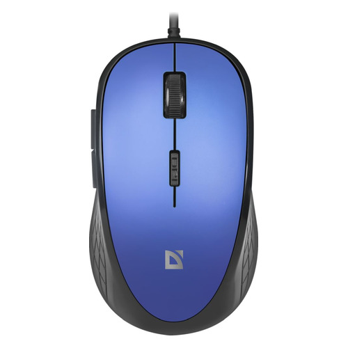 

Мышь Defender Accura MM-520, оптическая, проводная, USB, синий [52520], MM-520