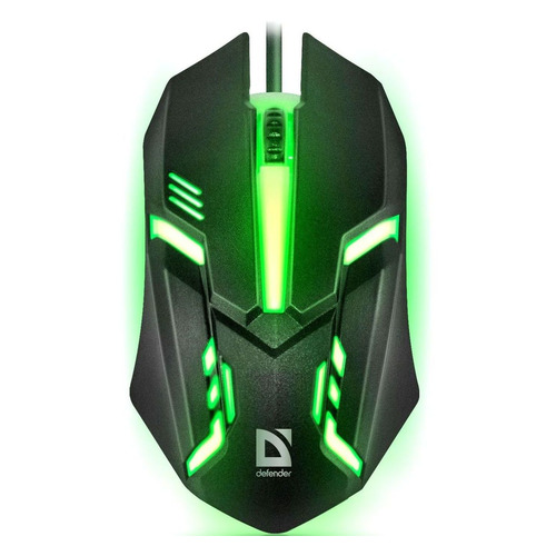 

Мышь Defender Cyber MB-560L, оптическая, проводная, USB, черный [52560], MB-560L
