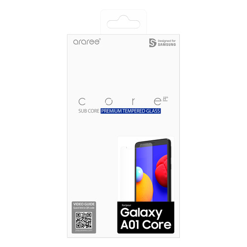 

Защитное стекло для экрана Samsung araree by KDLAB для Samsung Galaxy A01 Core прозрачная, 1 шт [gp-tta013kdatr], araree by KDLAB