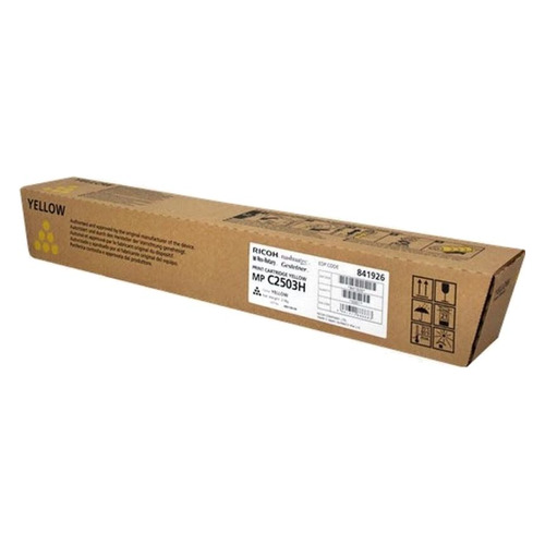 

Картридж Ricoh MP C2503H, желтый / 841926, MP C2503H