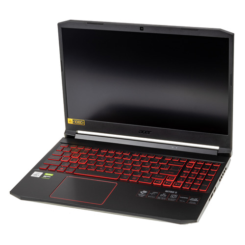 фото Ноутбук acer nitro 5 an515-55-546h, 15.6", ips, intel core i5 10300h 16гб, 512гб ssd, nvidia geforce gtx 1650 - 4096 мб, noos, nh.q7mer.00a, черный