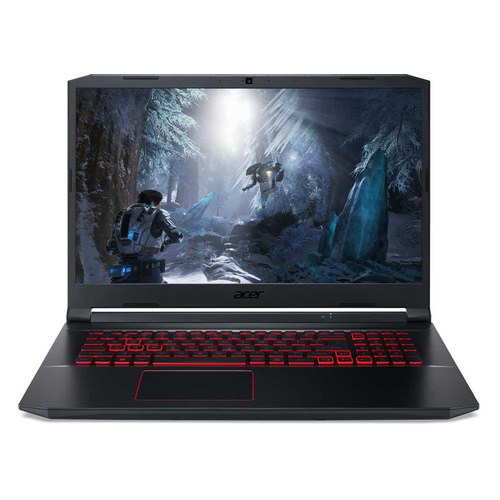 фото Ноутбук acer nitro 5 an517-52-77m3, 17.3", ips, intel core i7 10750h 2.6ггц, 16гб, 1000гб, 256гб ssd, nvidia geforce gtx 1660 ti - 6144 мб, eshell, nh.q8jer.00f, черный