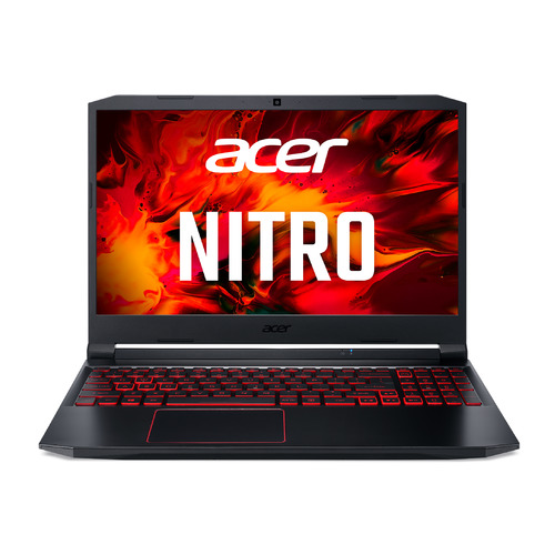 фото Ноутбук acer nitro 5 an515-55-75gr, 15.6", ips, intel core i7 10750h 2.6ггц, 16гб, 512гб ssd, nvidia geforce gtx 1650 ti - 4096 мб, windows 10, nh.q7jer.00c, черный