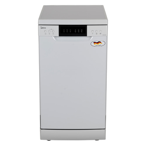 фото Посудомоечная машина midea mfd45s130w, узкая, белая