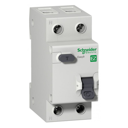 фото Выключатель автом. дифф. тока schneider electric easy 9 (ez9d34616) 16a тип c 4.5ka 30ма ac 1п+н 2мо