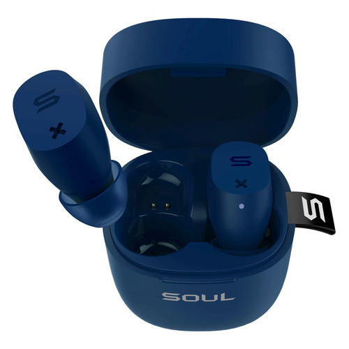 фото Наушники с микрофоном soul st-xx, bluetooth, вкладыши, темно-синий [80000622] noname