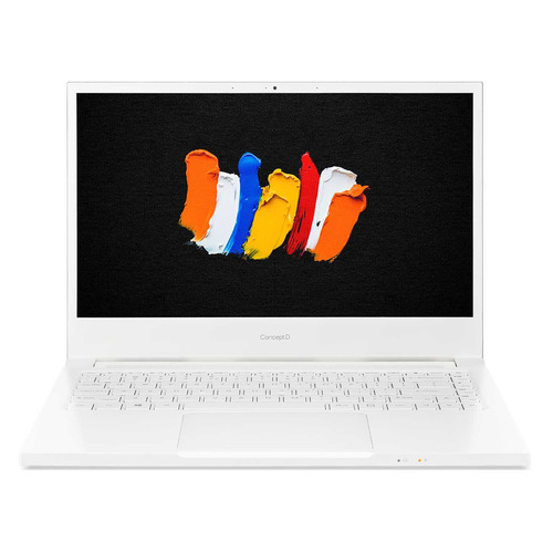 фото Ноутбук acer conceptd 3 pro cn314-72p-76hl, 14", ips, intel core i7 10750h 2.6ггц, 16гб, 1тб ssd, nvidia geforce t1000 - 4096 мб, windows 10 professional, nx.c5ver.001, белый