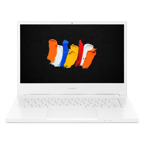 фото Ноутбук acer conceptd 3 cn314-72g-77xw, 14", ips, intel core i7 10750h 2.6ггц, 16гб, 1тб ssd, nvidia geforce gtx 1650 ti - 4096 мб, windows 10 professional, nx.c5uer.003, белый