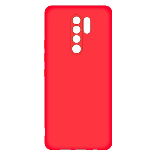 фото Чехол (клип-кейс) borasco microfiber case, для xiaomi redmi 9, красный [39070]