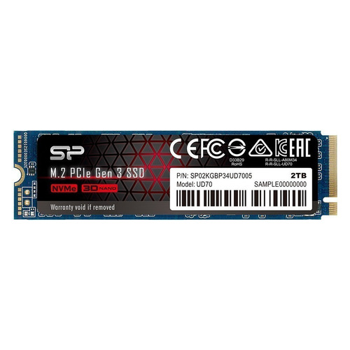 

SSD накопитель SILICON POWER M-Series UD70 SP02KGBP34UD7005 2ТБ, M.2 2280, PCI-E x4, NVMe, SP02KGBP34UD7005