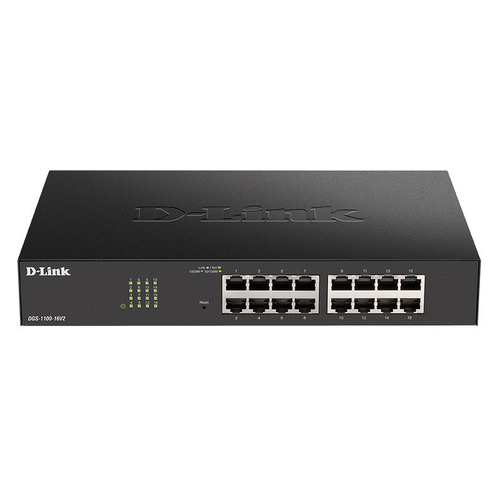 

Коммутатор D-Link DGS-1100-16V2/A1A 16G настраиваемый, DGS-1100-16V2/A1A