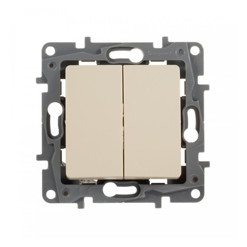 

Выключатель Legrand Etika скрыт. 2кл. IP20 слоновая кость (672302)