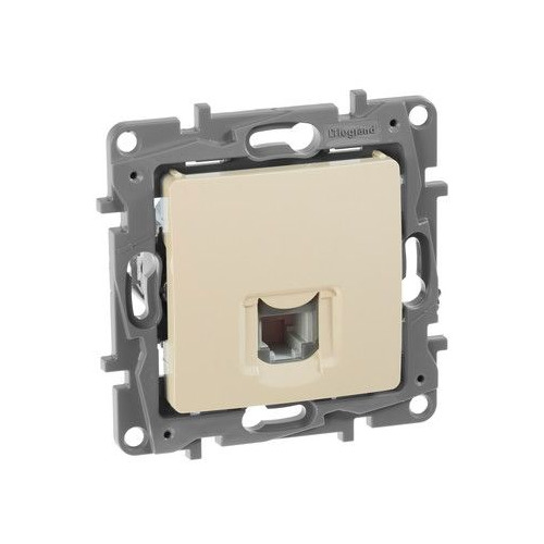 

Розетка телеф. Legrand Etika (672340) скрыт. слоновая кость