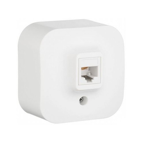 

Розетка телеф. Legrand Quteo (782214) откр. белый