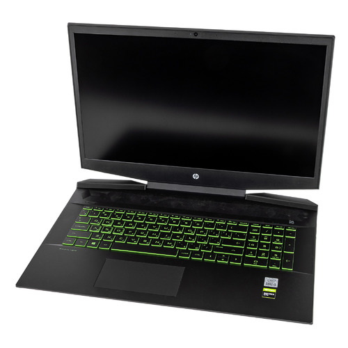 фото Ноутбук hp pavilion gaming 17-cd1050ur, 17.3", ips, intel core i5 10300h 8гб, 512гб ssd, nvidia geforce gtx 1650 - 4096 мб, windows 10, 22t74ea, черный