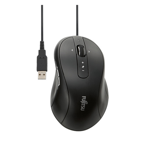

Мышь Fujitsu BLUE LED MOUSE M960 black, лазерная, проводная, USB, черный [s26381-k470-l100], BLUE LED MOUSE M960 black
