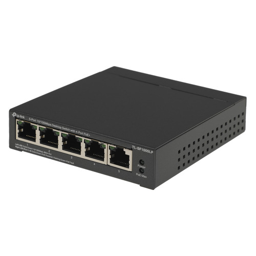

Коммутатор TP-Link TL-SF1005LP 5x100Mb 4PoE неуправляемый