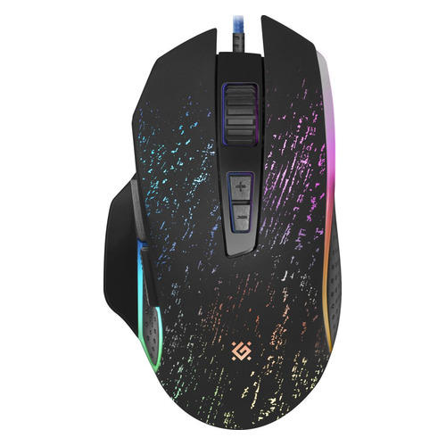 

Мышь Defender Syberia GM-680L, игровая, оптическая, проводная, USB, черный [52680], GM-680L