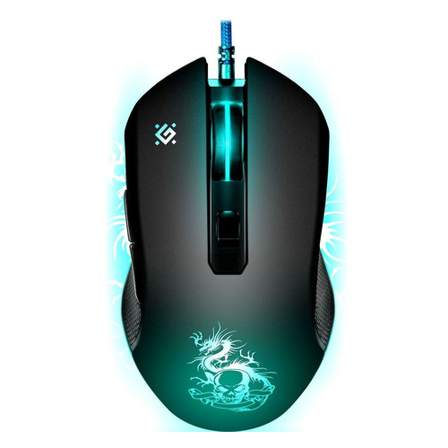 

Мышь Defender Sky Dragon GM-090L, игровая, оптическая, проводная, USB, черный [52090], GM-090L